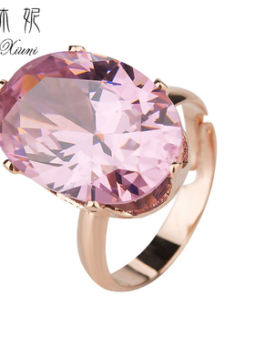 人造锆石戒指日韩国气质简约个性潮情侣闺蜜戒指指环对戒女款饰品