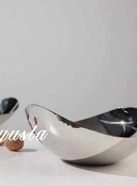 饰现代简客约茶AOU几水果盘餐厅吧台果盘酒店厅别墅样板间摆件软