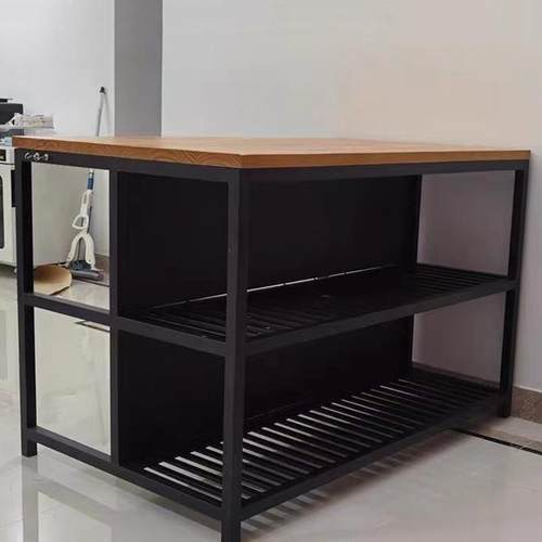 隔断餐边小I1吧台料理台餐桌开放式厨房单独中岛台可移动一体家用 - 图2