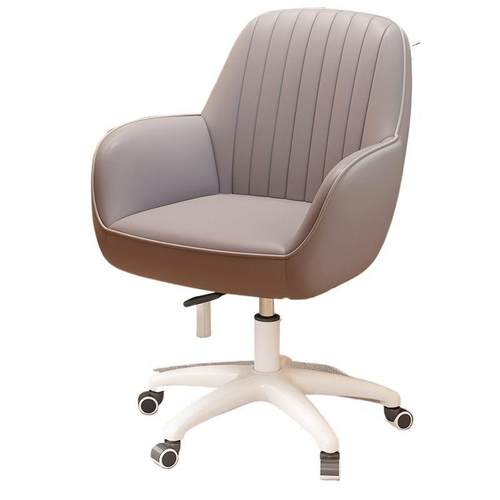 电脑椅子家用舒适久坐靠背护腰办公椅实木化妆宿舍学生学习书桌凳 - 图3