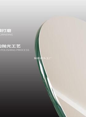 入户门口镜子玄关拱形全身镜壁挂墙穿衣镜贴墙自粘柜门上墙免打孔