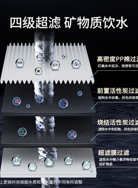 三鼎家用净化饮水机立式净水器直饮加热RO过滤一体机商用直饮水机