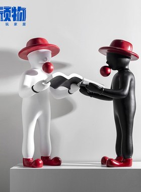 红帽男童摆件家居客厅桌面创意卧室儿童房装饰品礼物样板房