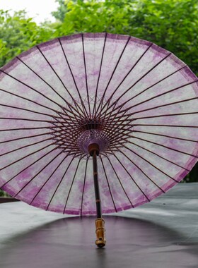 油纸伞非遗手工桐油和纸古纸伞汉服拍照晴雨两用传统古风舞台用伞