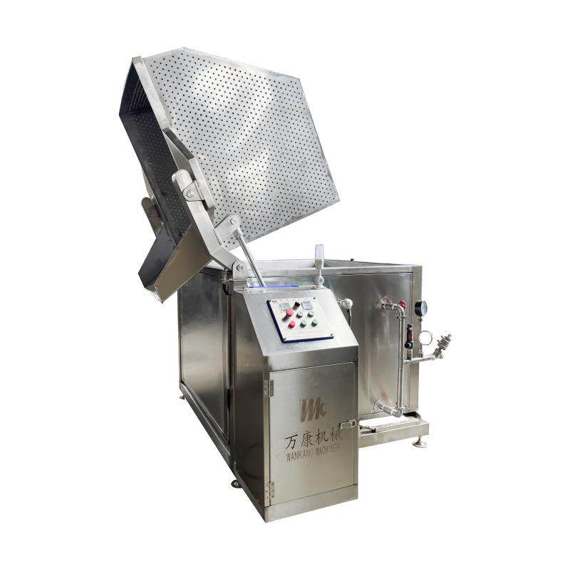 自动翻筐出料卤煮设备牛肉去腥焯水锅肉制品自动翻筐漂烫卤煮锅 - 图3