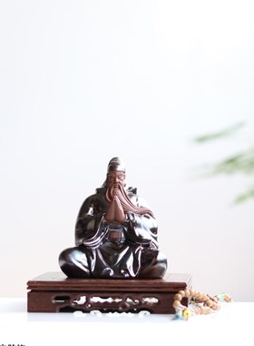 家居装饰品小摆件招财关r羽关二爷霸气武财神关公开业乔迁新居礼
