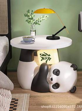 可爱熊储物床边头室柜儿童房卡通卧小BJ1993B型现代家用收猫纳床