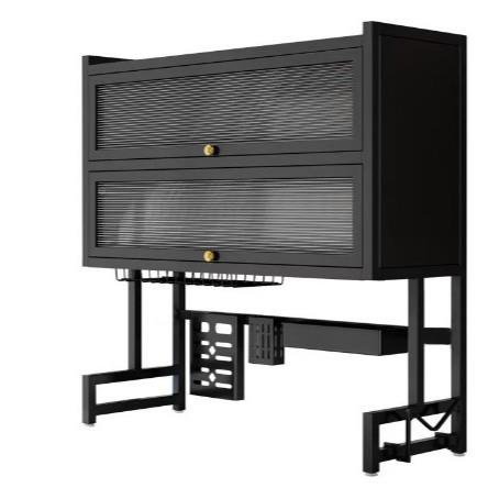 水厨房槽置物柜架台面碗沥免打孔防尘水架多功能MYZ放碗架盘架收 - 图3