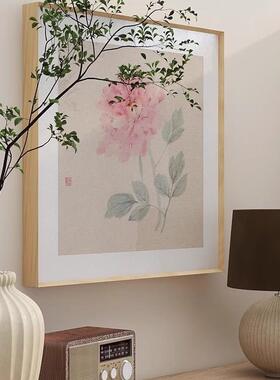 新中式客厅工笔花鸟装饰画餐厅挂画入户玄关壁画书法茶室中式墙画