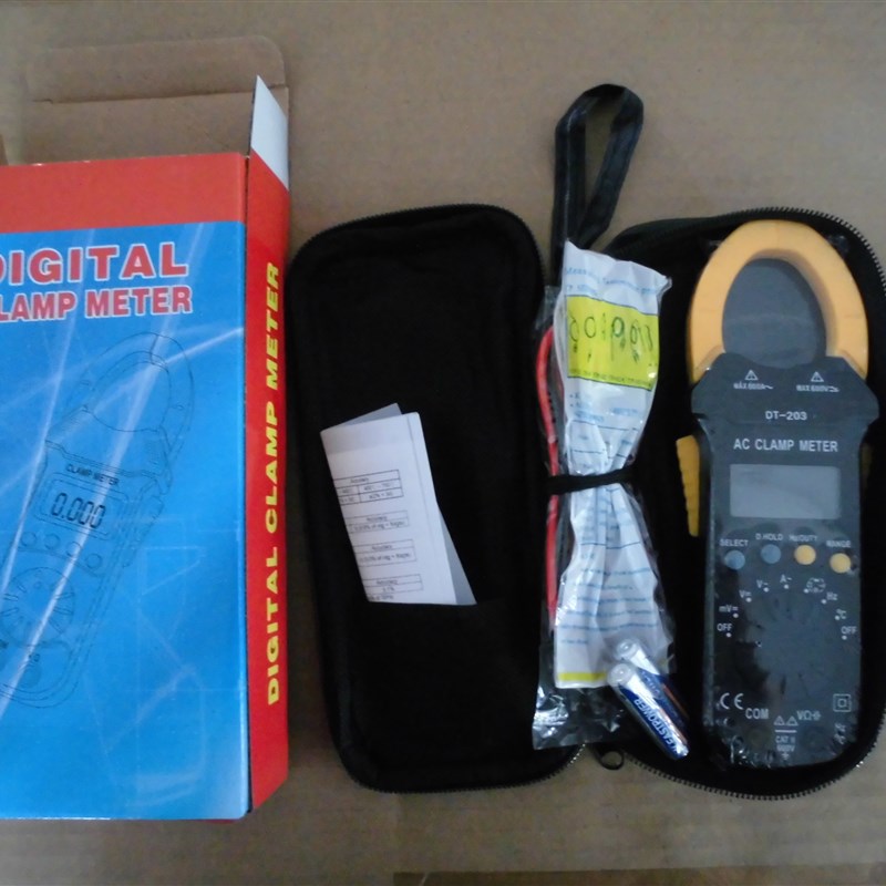 数字钳形表DT203自动量程可测电容温度频率 漳州威华电子厂家直销 - 图0