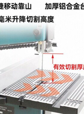 立式曲线锯台式金属切割锯床9寸木工带锯机线锯机小型家用造型锯