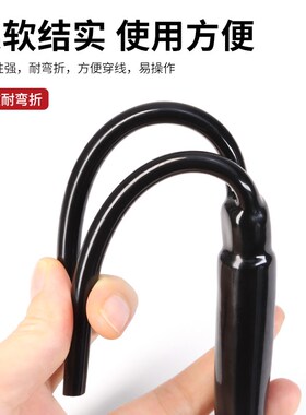 Y型分叉管PVC裤脚胶管一分二护套音响喇叭电源线束套管环保黑色