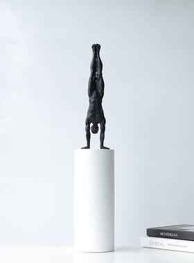 简约抽现代样板房间创意轻奢设人物BJ0052雕塑摆售象楼处展厅人体