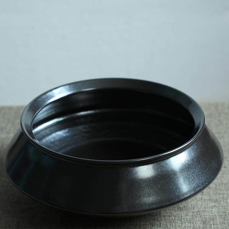 黑色复古陶瓷小花瓶禅意花器摆件干花花插餐桌办公桌软装饰品,淘宝优惠券,粉丝福利购,淘宝优惠卷