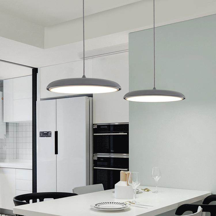 北欧后现代马卡龙单头飞碟吊灯家用餐厅餐桌吧台咖啡店奶茶店灯具,淘宝优惠券,粉丝福利购,淘宝优惠卷