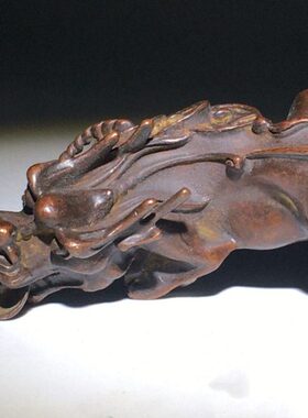 古玩收藏仿古金钱元宝貔貅铜器实心茶宠摆件转世麒麟送财老物件