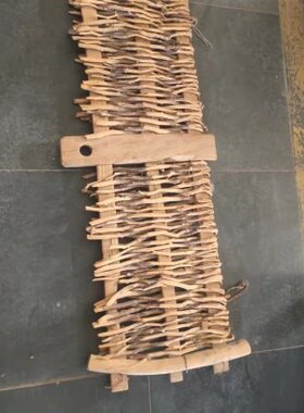民俗老物件农村怀旧摆件老农具耢木制耢农家乐饭店民宿摆件挂件