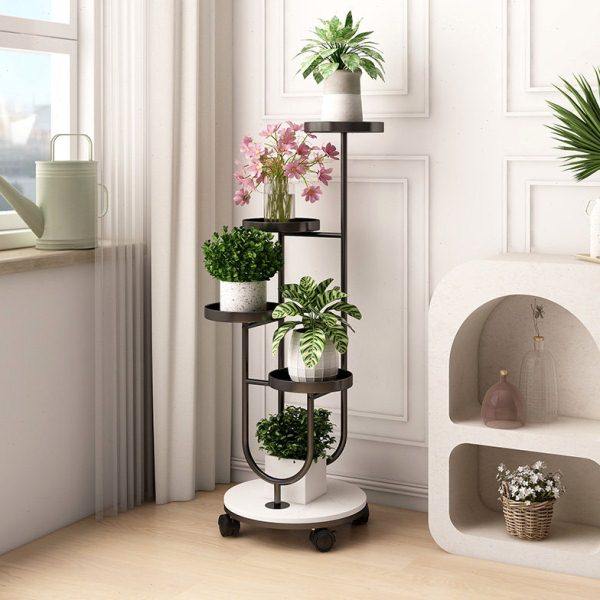 轻奢花架子客厅落地花架多层铁艺花盆托架阳台创意多肉展示置物架,淘宝优惠券,粉丝福利购,淘宝优惠卷