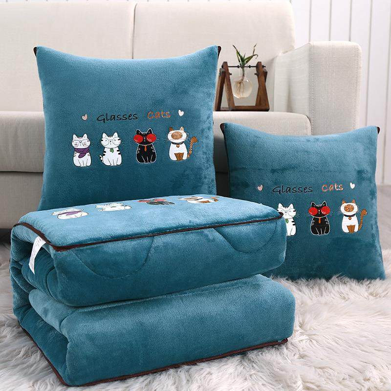 汽车抱枕被子两用新款办公室折叠小靠枕午睡枕头被二合一车载靠垫,淘宝优惠券,粉丝福利购,淘宝优惠卷