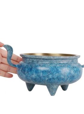 杨铜记 铜宣德香炉摆件 烧色工艺线香盘香熏 香炉