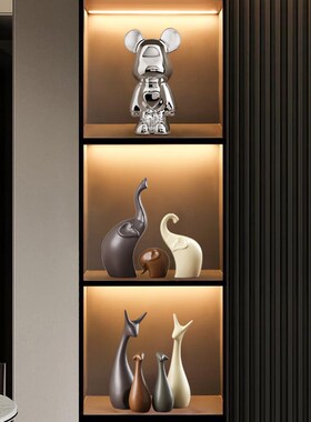 大象摆件轻奢高档家居电视柜酒柜装饰F品客厅高级感乔迁新家工艺