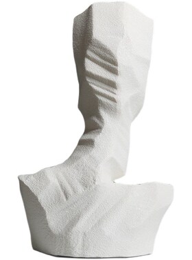 树脂抽象人物雕塑摆件现代极简客厅玄关室内酒店S样板间装饰品摆