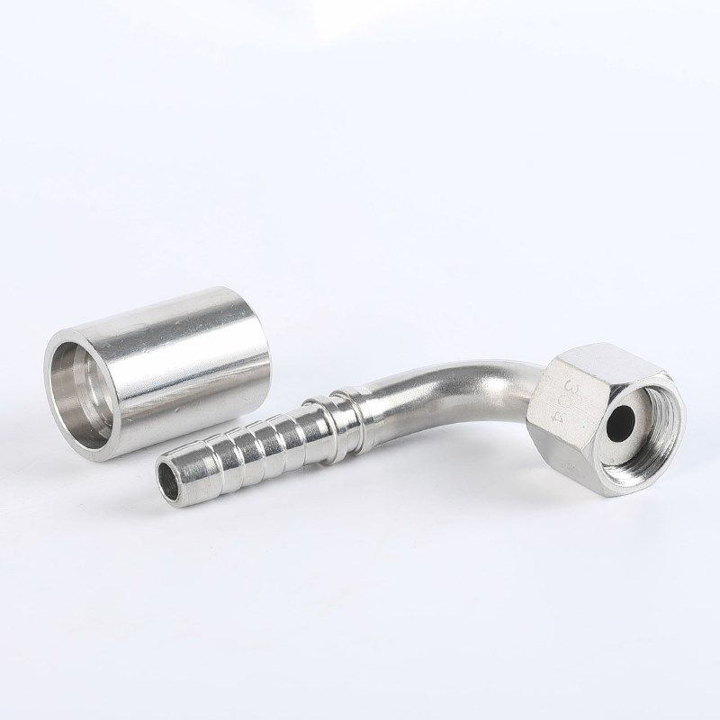 不锈钢高压油管接头扣压式三件套液压胶管接头宝塔油管螺纹接头,淘宝优惠券,粉丝福利购,淘宝优惠卷