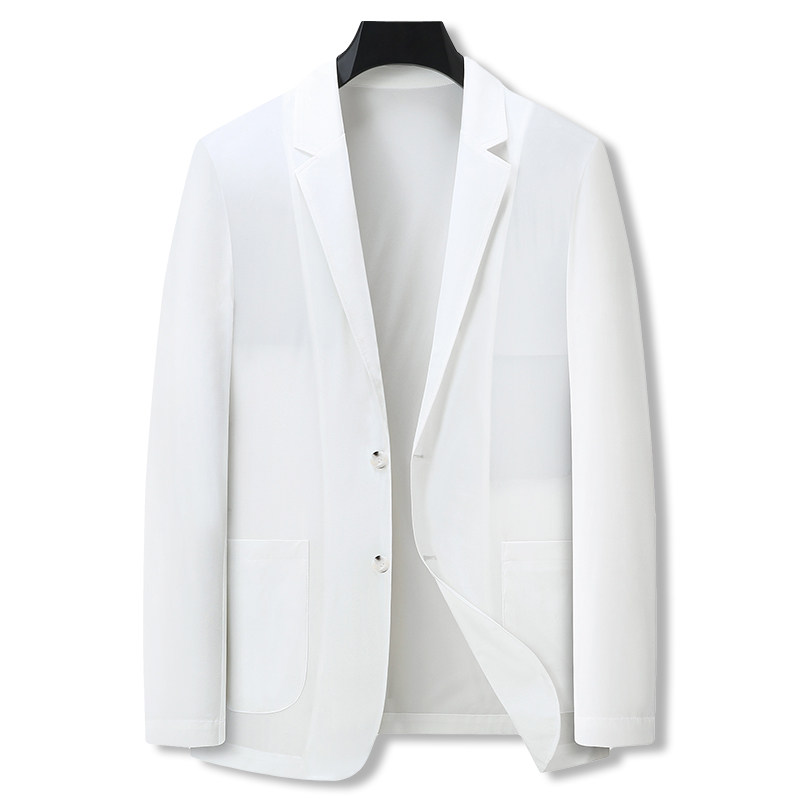 夏季轻薄款加大码男装休闲单西外套特大号宽松冰丝弹力西装防晒衣,淘宝优惠券,粉丝福利购,淘宝优惠卷