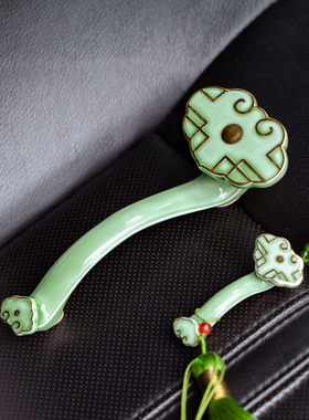 新中式如意汽车挂件高档后视镜挂饰车内摆件客厅电视柜装饰男女