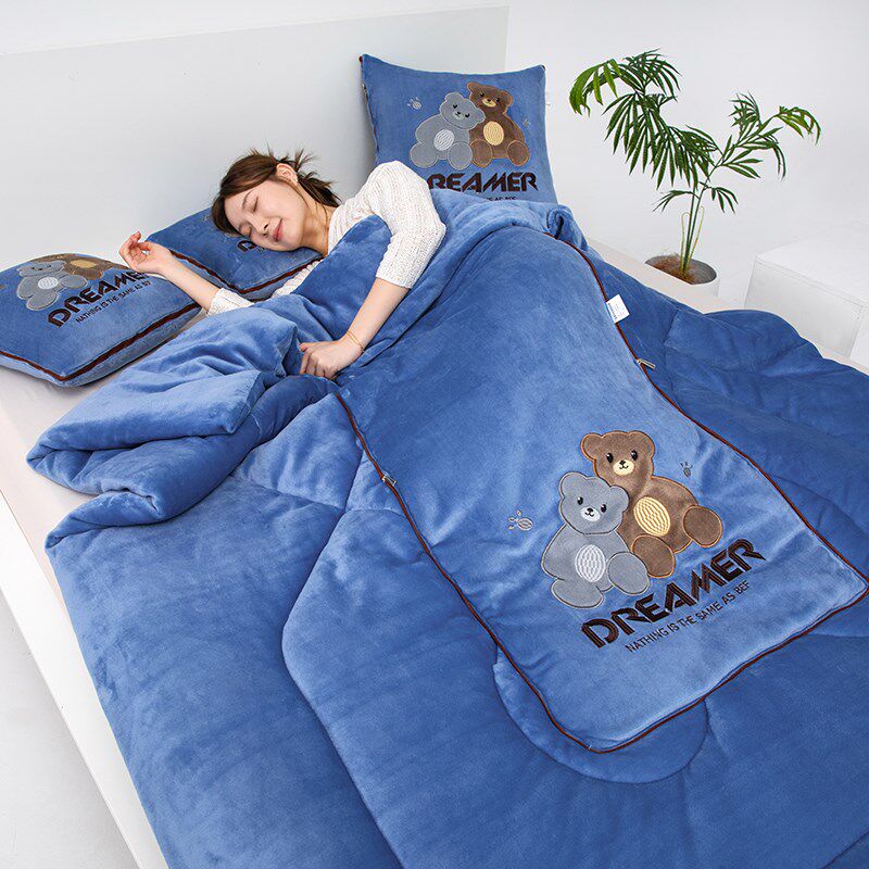 加厚抱枕被子两用车载靠垫枕头办公室沙发折叠牛奶绒午睡被二合一,淘宝优惠券,粉丝福利购,淘宝优惠卷