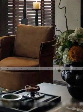 空合 现代轻奢玻璃泡泡花器烛台花艺 样板间售楼处酒店家居装饰品