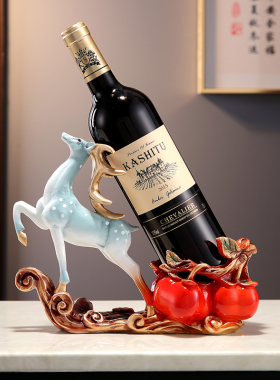 新中式红酒架高档家居创意客厅葡萄酒驾餐柜酒托酒柜装饰品摆件