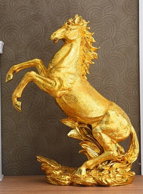 马到成功摆件大马工艺品一马当先摆件公司开业乔迁周年送礼马摆件