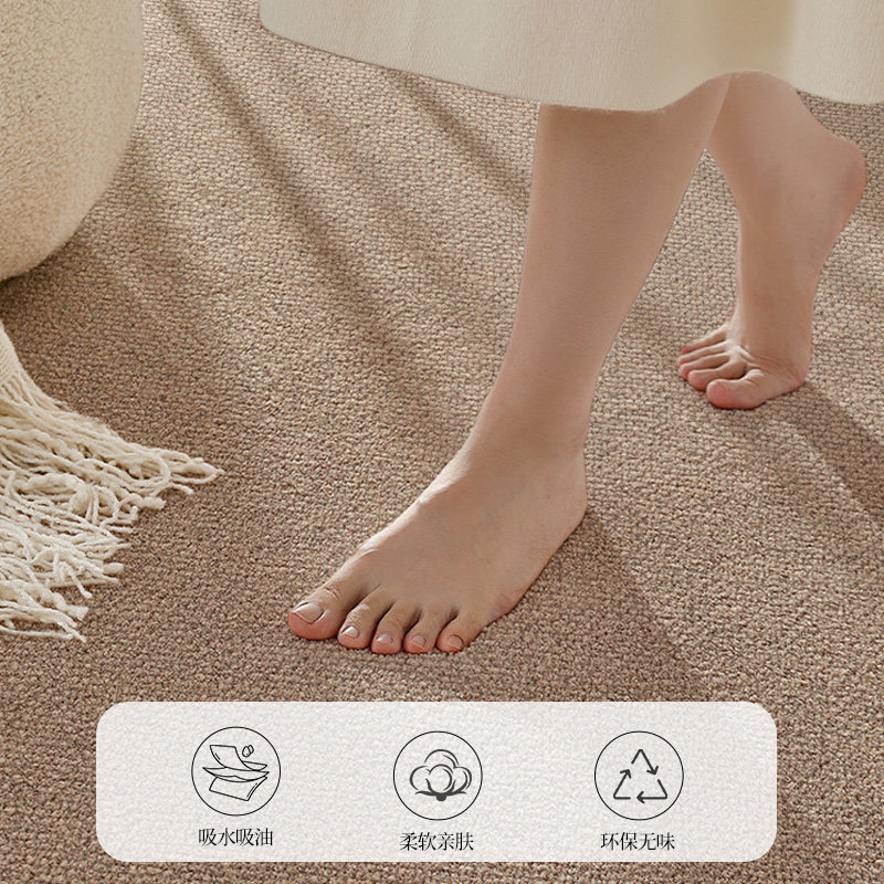 Kitchen floor mats are non-slip and oil-proof, wipeable, washable and stain-resistant door mats, household entry door absorbent water and oil-absorbing carpet mats