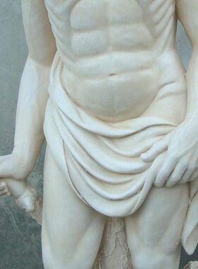 欧式玻璃钢人物雕塑艺术品客厅户外落地摆设可定制作拿剑角斗士