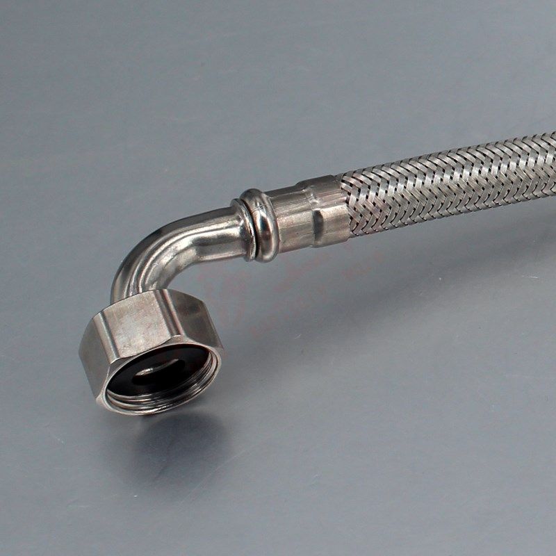 热水器软管带弯头马桶角阀小便池不锈钢90度编织4分弯头进水软管,淘宝优惠券,粉丝福利购,淘宝优惠卷