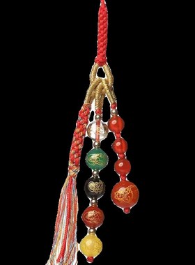 本命年2024龙年李诚大将军护驾龙狗牛兔羊必请生S肖手机链钥匙吊