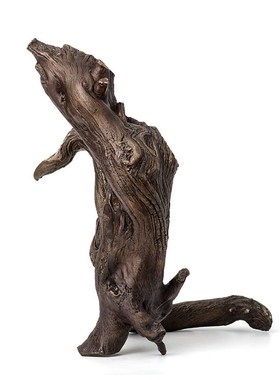 小树桩摆件铜制工艺品客厅酒柜艺术品G家居装饰品创意树枝树杈摆