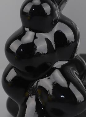 简约不现脂规则堆砌球造型树摆件客代厅卧室玄关样板房家居1124装