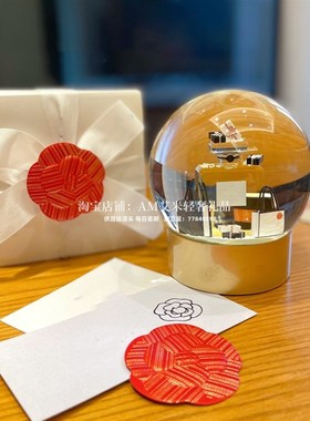同款水晶a球雪花球摆件送女友闺蜜生日情人节圣诞节礼物日常送礼