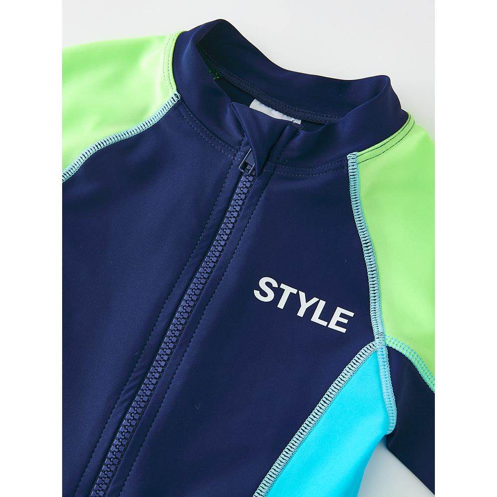 韩国时尚儿童连身泳衣男童运动防晒速干男孩游泳衣宝宝沙滩冲浪服,淘宝优惠券,粉丝福利购,淘宝优惠卷