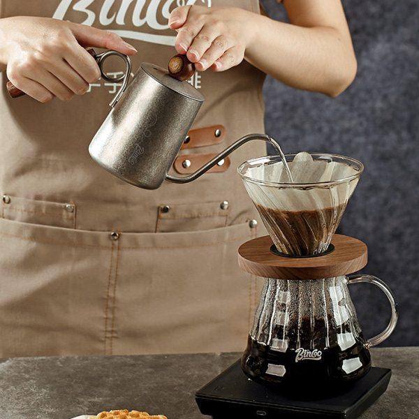 Bincoo指环手冲咖啡壶家用不锈钢户外长嘴细口壶挂耳滴滤式咖啡,淘宝优惠券,粉丝福利购,淘宝优惠卷