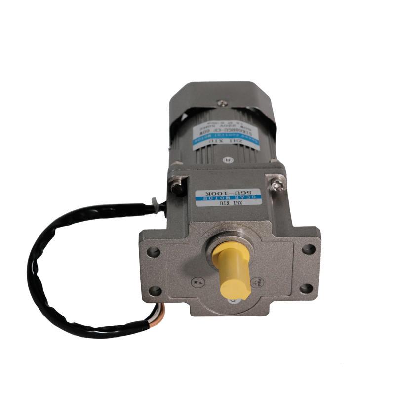 热销正反转交流低速可调速120xW齿轮变速减D速电机煞车单相220V三 - 图0