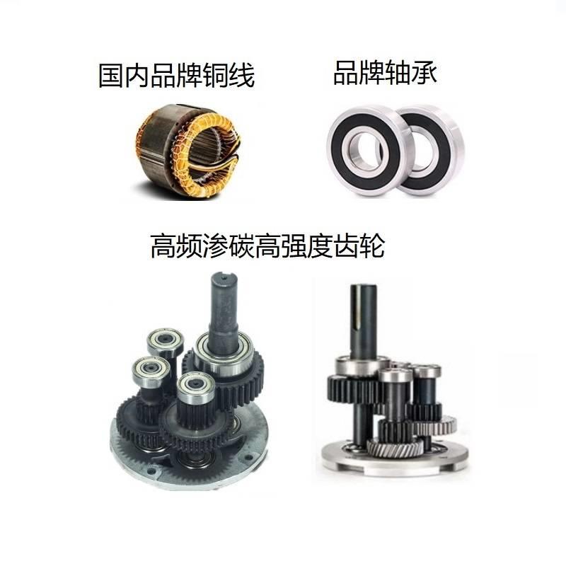 热销正反转交流低速可调速120xW齿轮变速减D速电机煞车单相220V三 - 图1