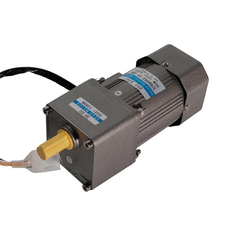 热销正反转交流低速可调速120xW齿轮变速减D速电机煞车单相220V三 - 图2