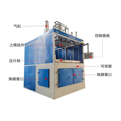 电芯托盘吸塑机卷壳电子托盘厚片吸塑机大型单头吸塑成型机热销 - 图2