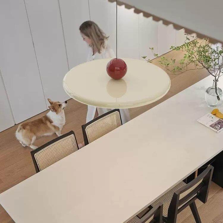 摇臂可位移中古包豪斯复古飞碟餐厅灯北欧创意简约岛台奶油风吊灯,淘宝优惠券,粉丝福利购,淘宝优惠卷