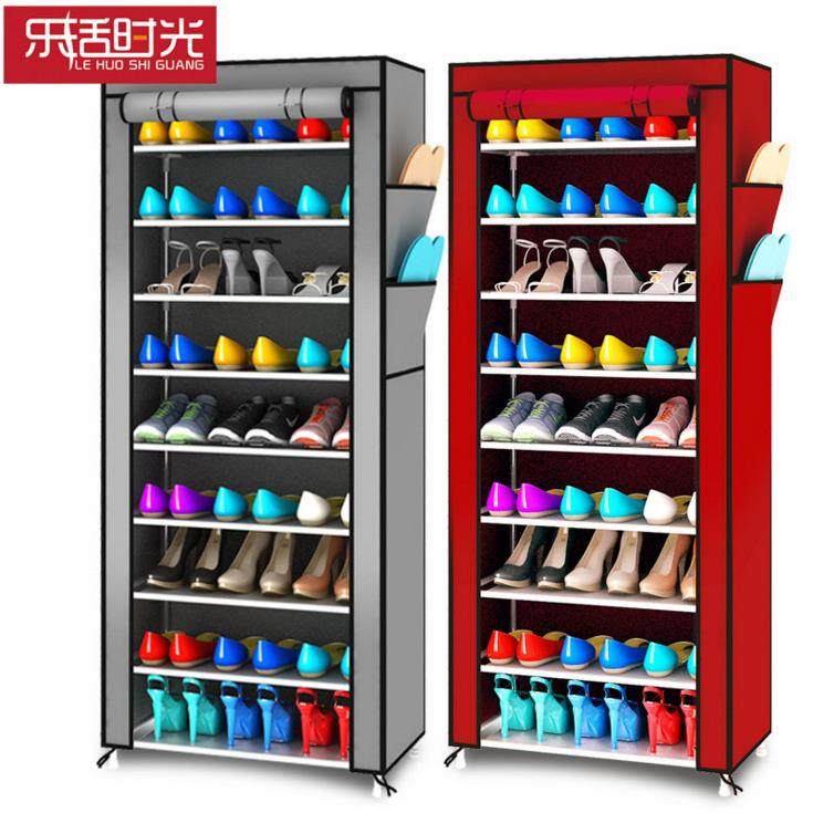 简约现代简易收纳鞋柜 牛津布防尘收纳鞋架,淘宝优惠券,粉丝福利购,淘宝优惠卷