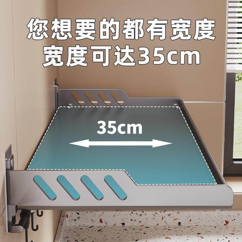 厨房微波炉置物架免打孔挂墙烤箱架子挂墙支架小家电收纳架烤箱架,淘宝优惠券,粉丝福利购,淘宝优惠卷