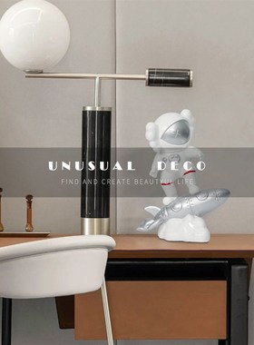 现代售楼处儿童房创意可爱太空火箭人艺术摆件电视柜客.厅卡通装